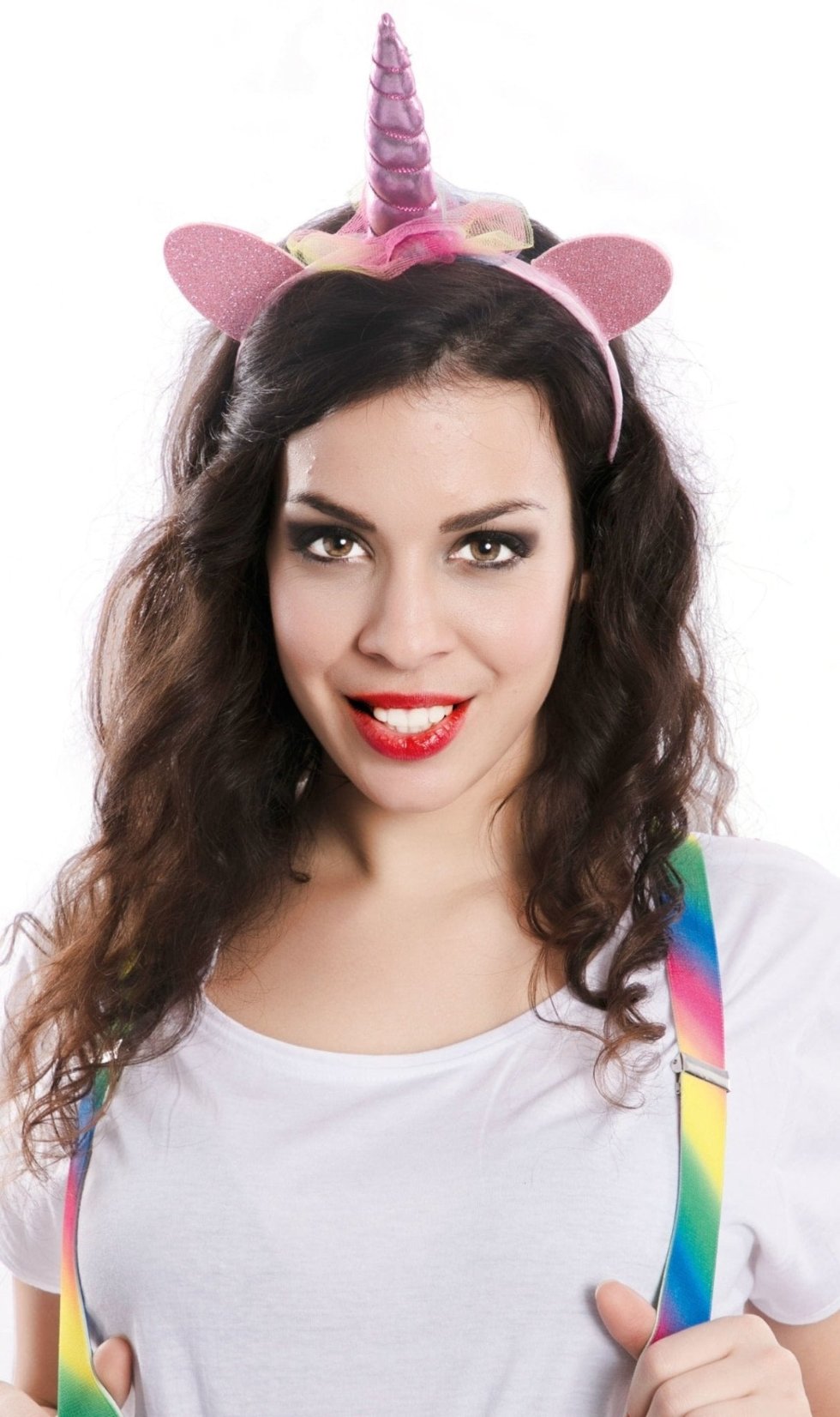 Diadema de Unicornio Rosa infantil