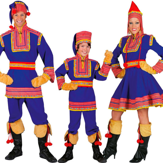 Disfraces en grupo de Escandinavos