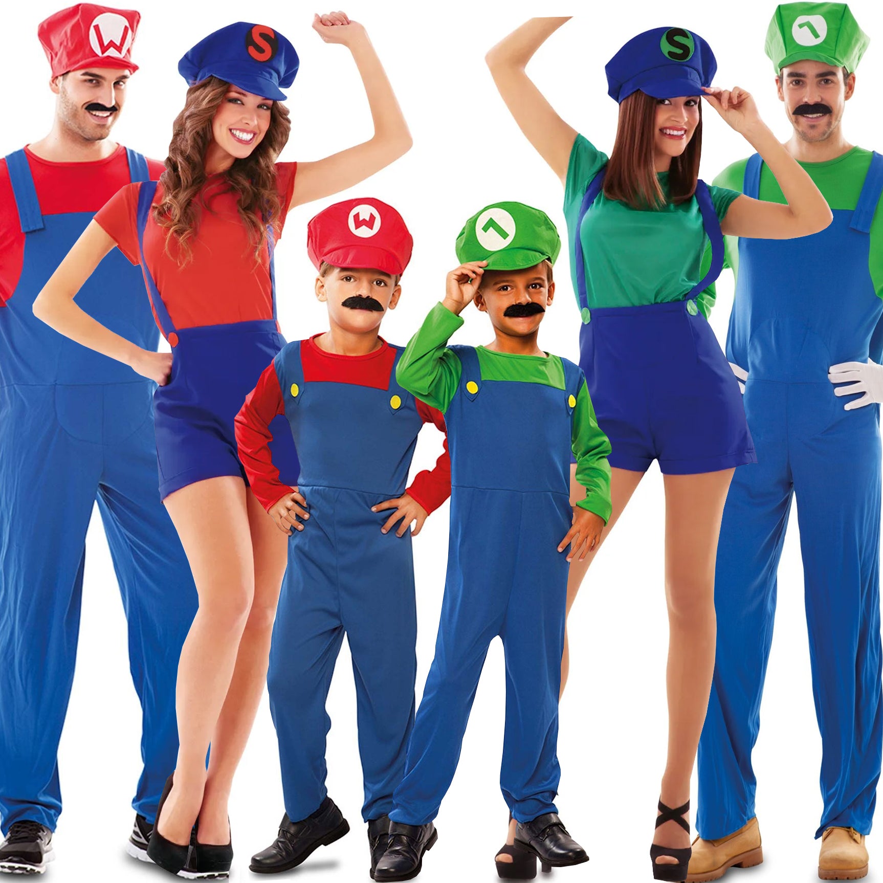 Comprar online Disfraces en grupo de Mario y Luigi Bros