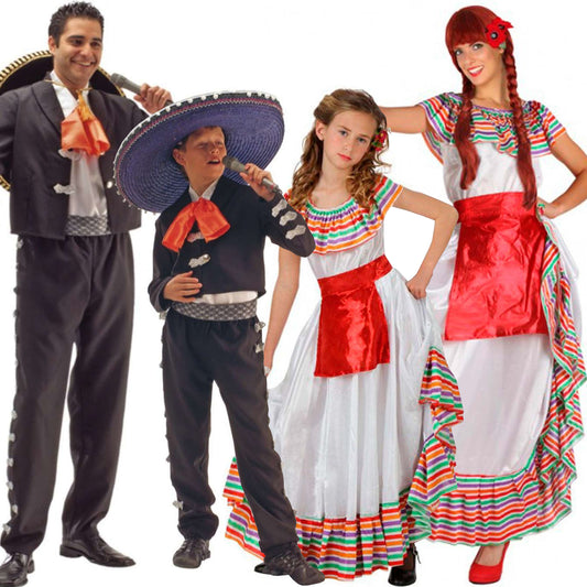 Disfraces en grupo de Mexicanos Cantantes