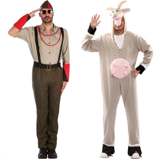 Disfraces en pareja de Legionario y Cabra