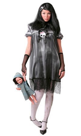 Disfraz Muñeca Siniestra Mujer, Tallas: Única Don Disfraz