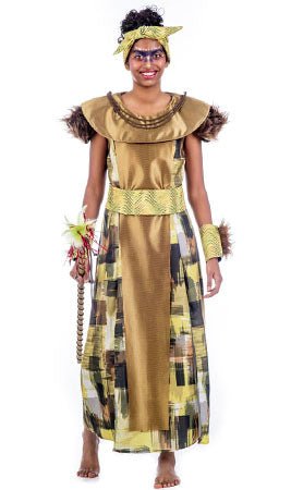 Disfraz de Africana Aluar para adulta