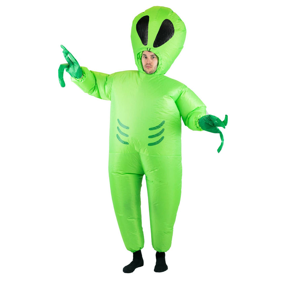 Disfraz de Alien Verde Hinchable para adulto | Don Disfraz