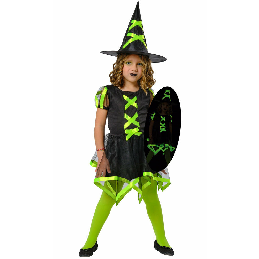 Disfraz de Bruja Cuca Verde para niña | Don Disfraz
