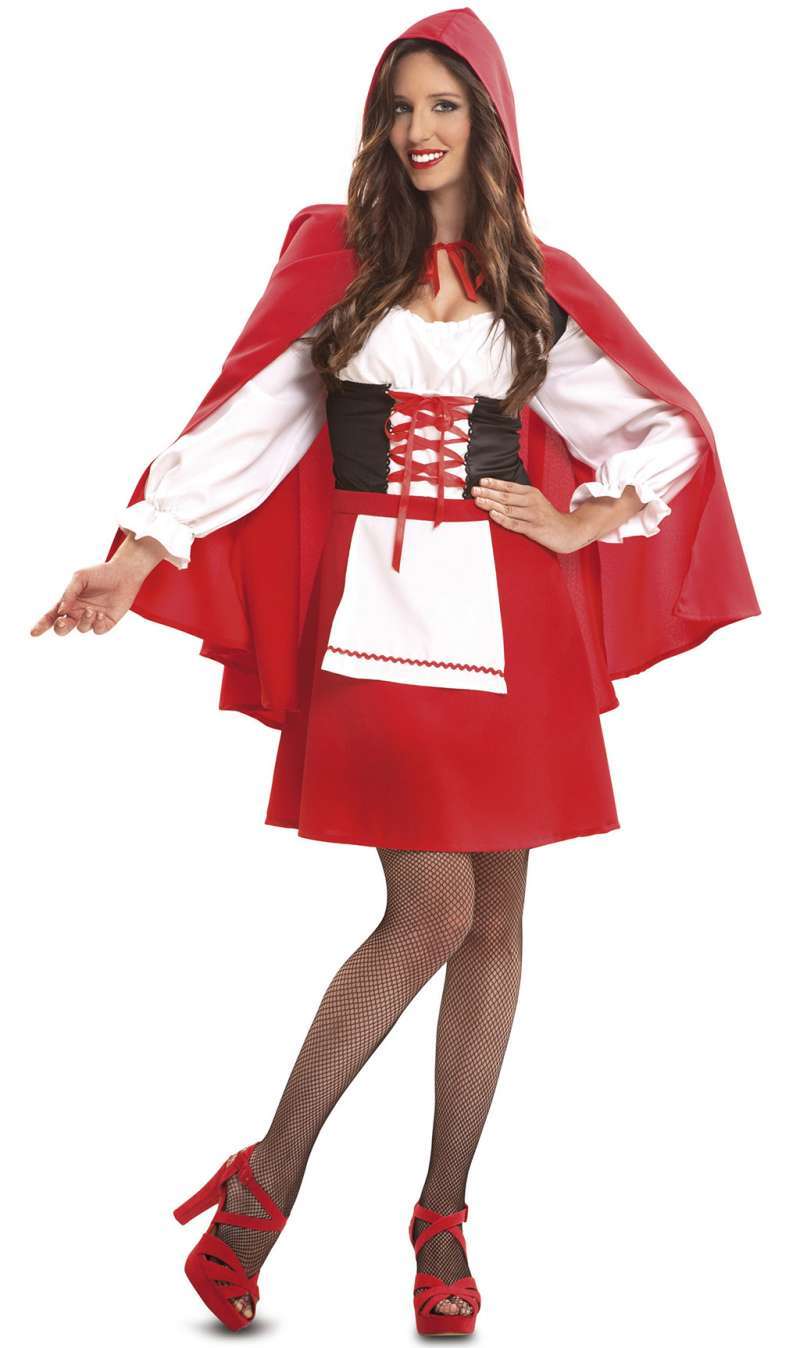 Disfraz Halloween Traje Caperucita Roja Disfraz De Caperucita Capa