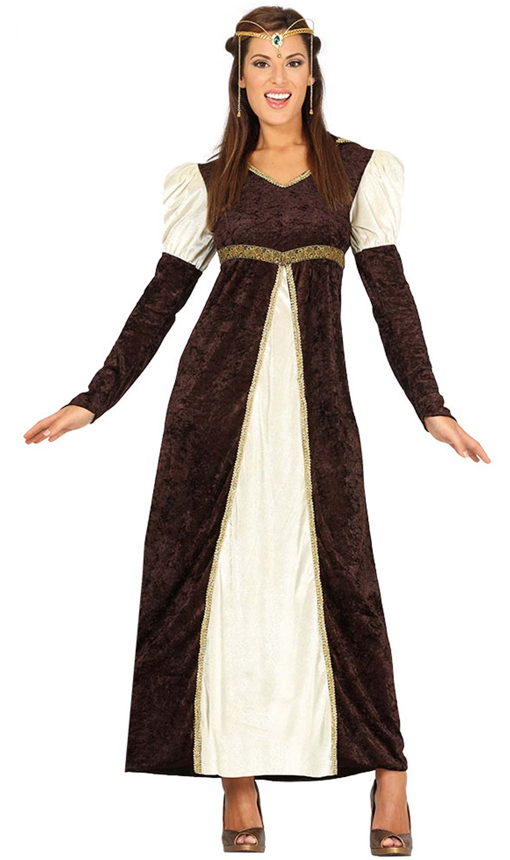 Disfraz de Dama Medieval Alejandra para adulta