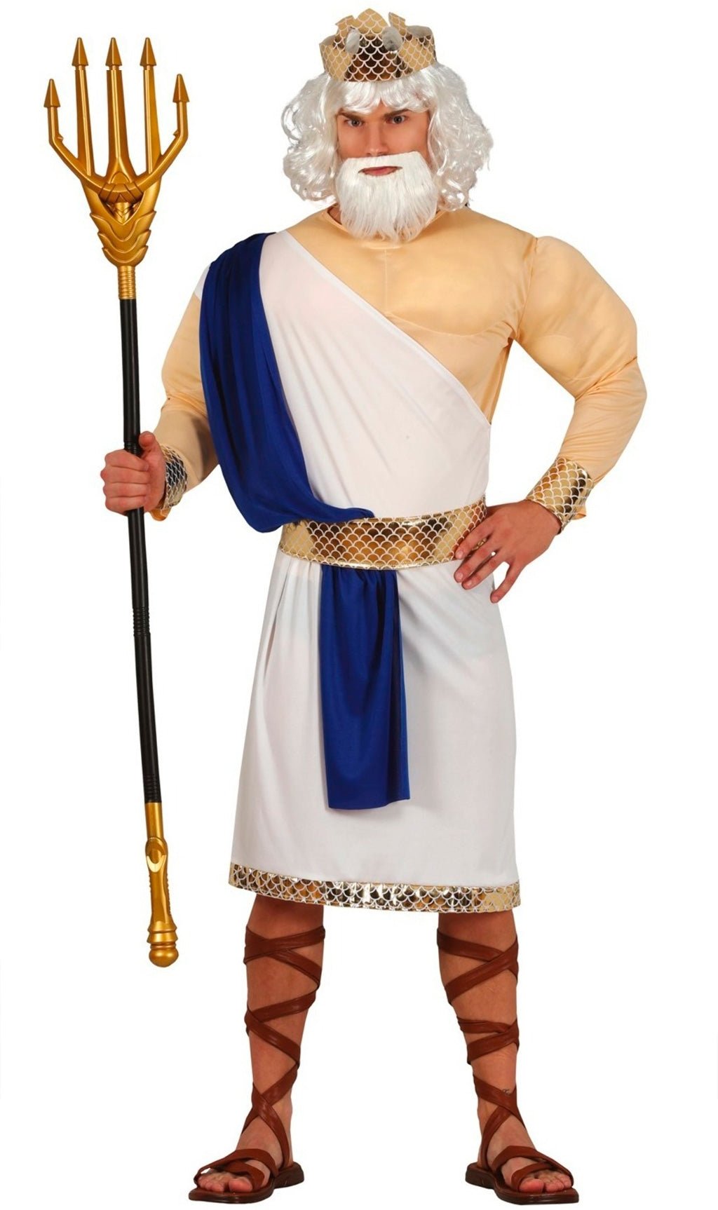 Disfraz de Dios Poseidón para adulto