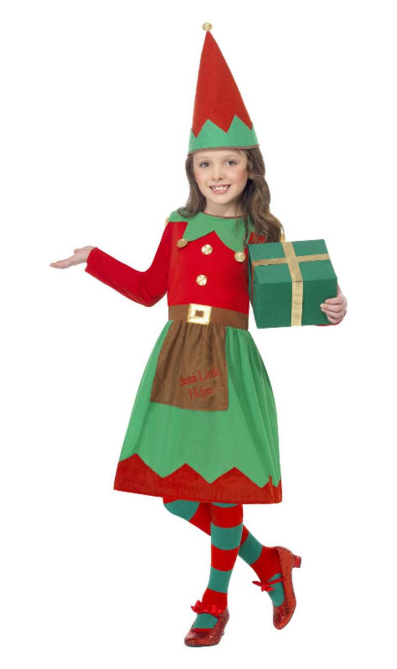 Disfraz Elfa Ayudante Santa Claus niña Don Disfraz