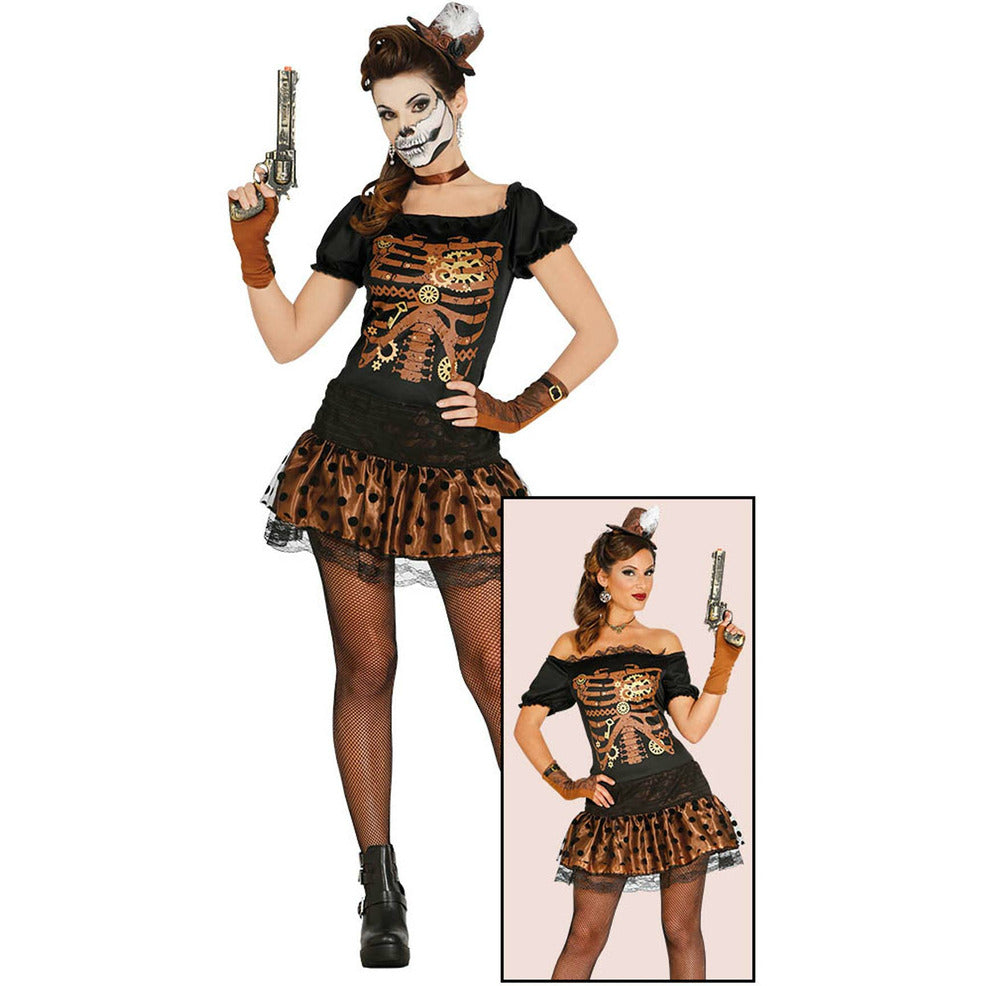 Disfraz de Steampunk Esqueleto para mujer | Don Disfraz