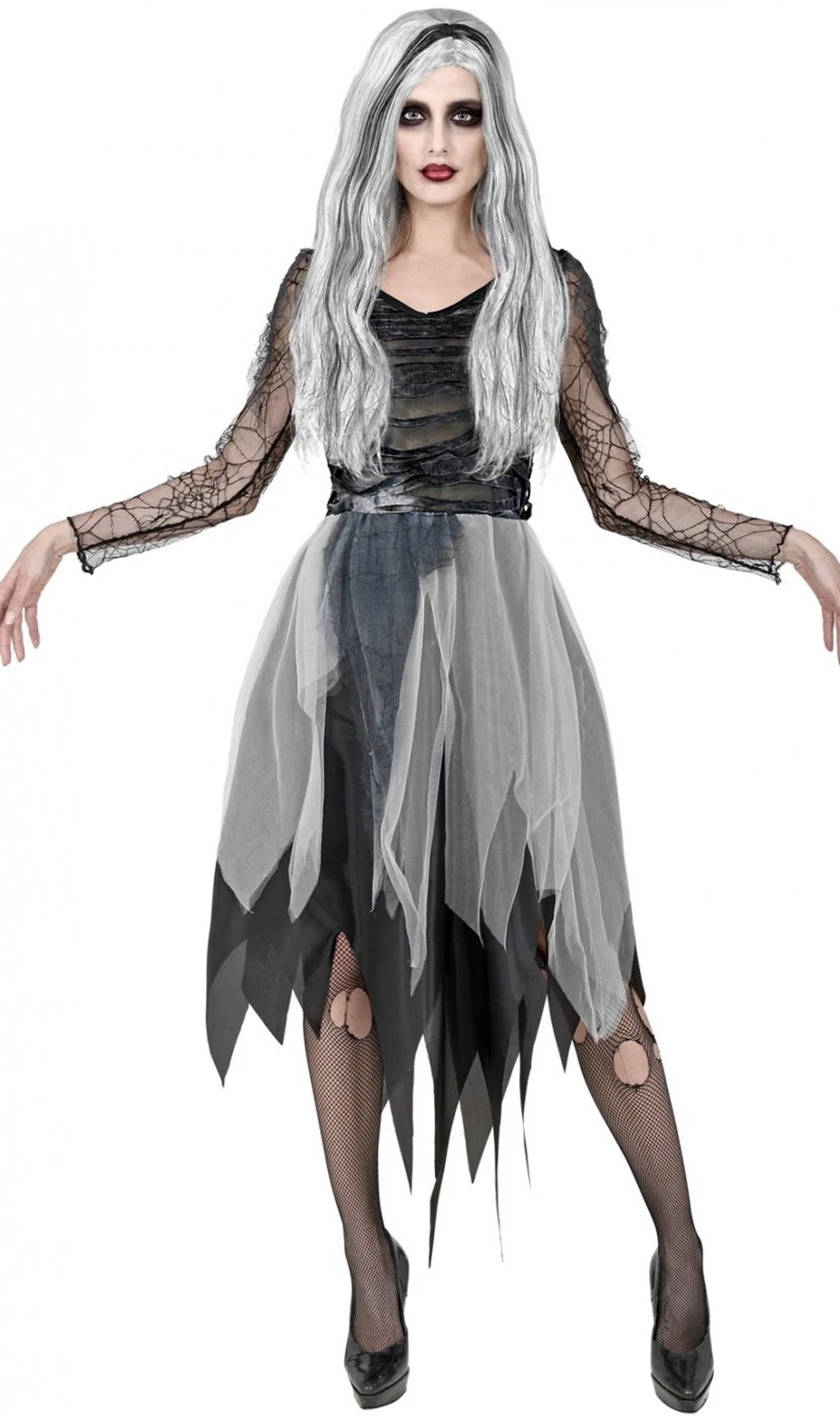 Disfraz de ángel gótico - mujer