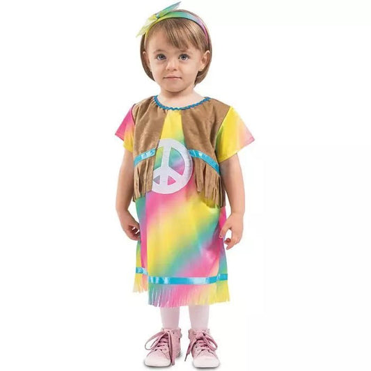 Disfraz de Hippie Colores para bebé