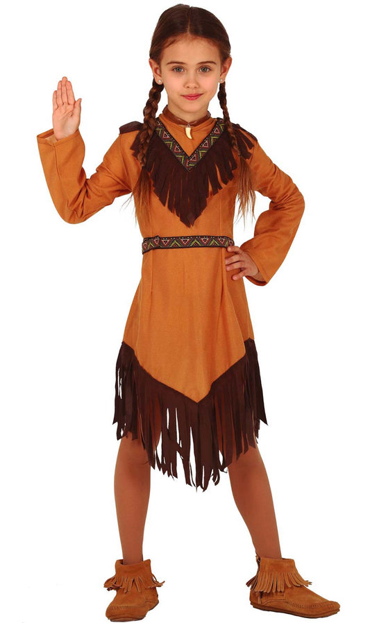Disfraz de India Apache para niña I Don Disfraz