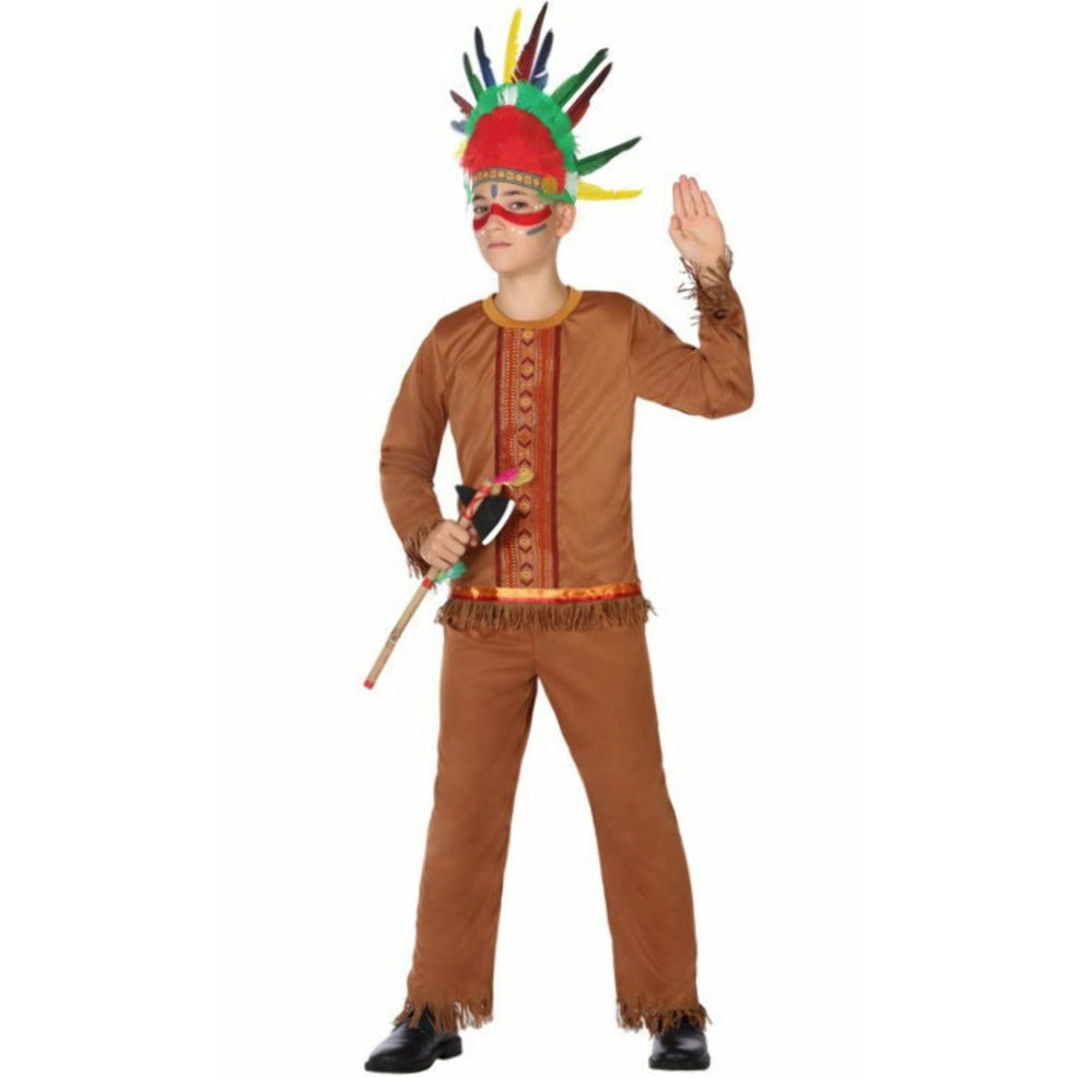 Disfraz de Indio Cherokee para niño | Don Disfraz
