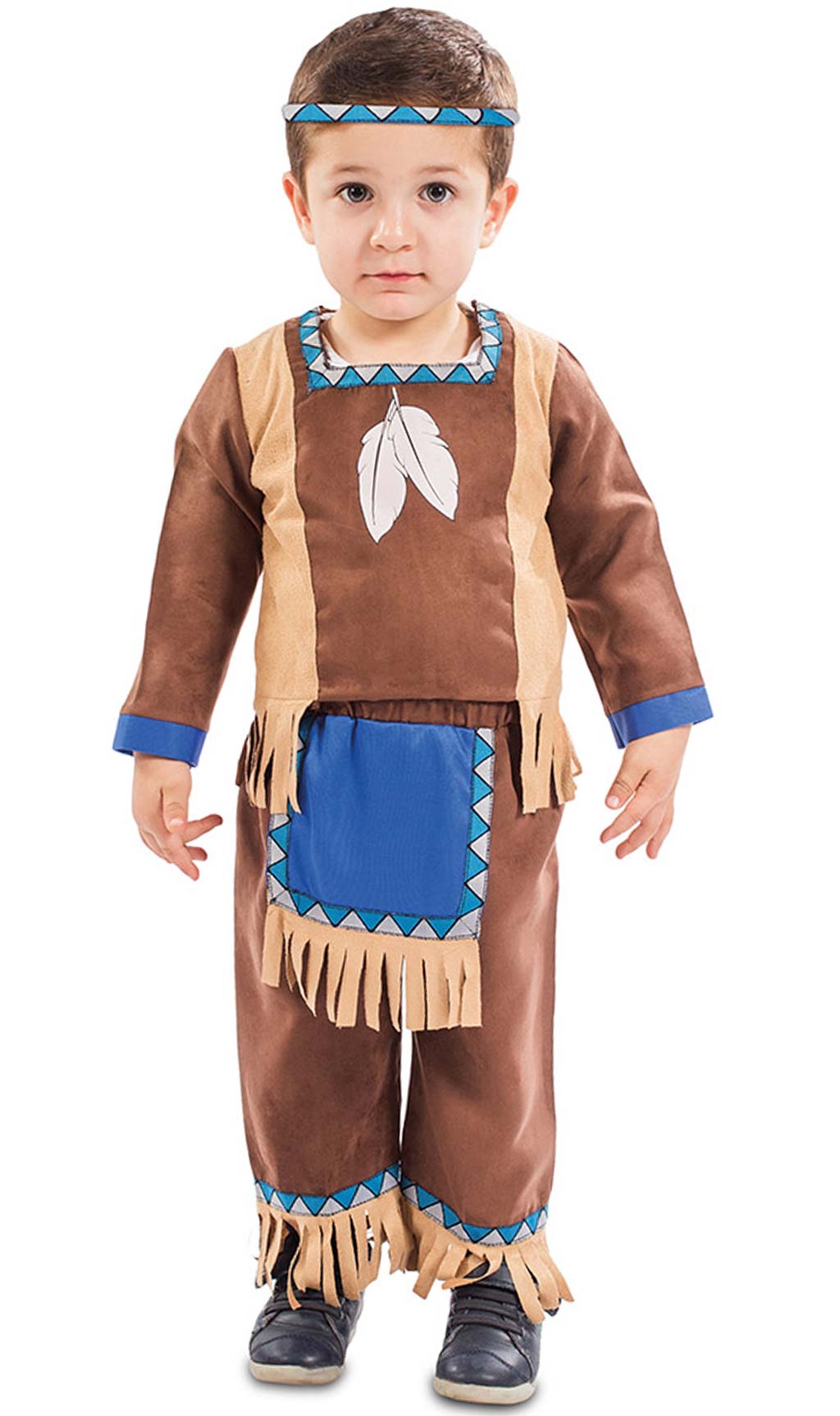 Disfraz de Indio Plumas para niño y niña