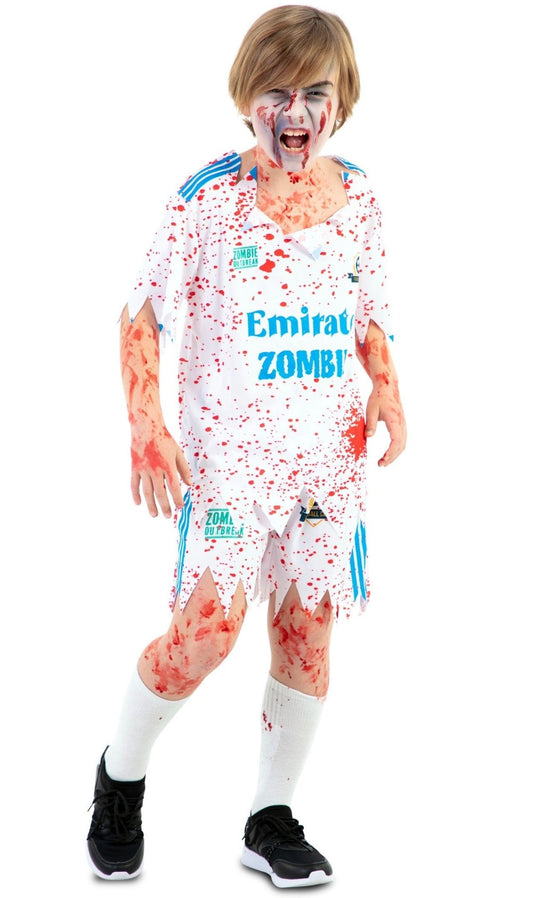 Disfraz de Jugador Fútbol Zombie para infantil I Don Disfraz
