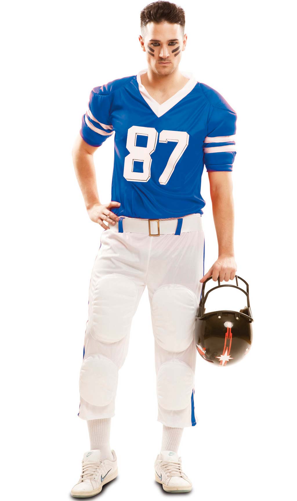 Disfraz de Jugador Rugby Azul adulto I Don Disfraz