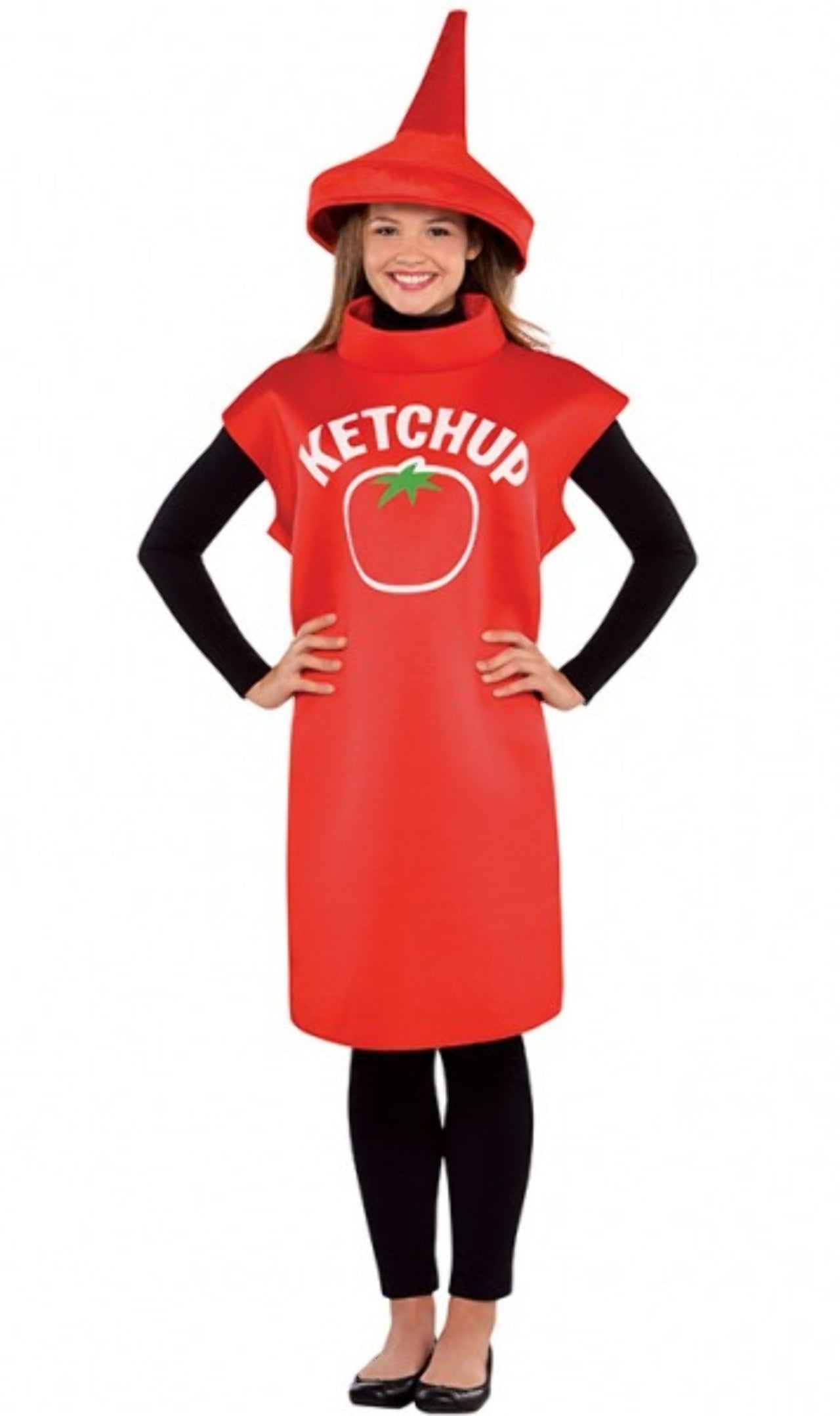 Disfraz de Kétchup Rojo divertido para adulto Don Disfraz