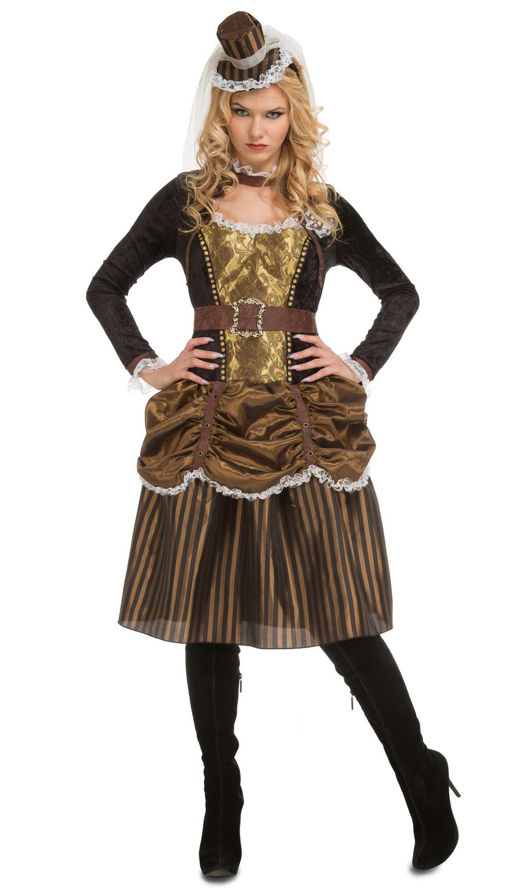 Disfraz de Lady Steampunk para mujer I Don Disfraz