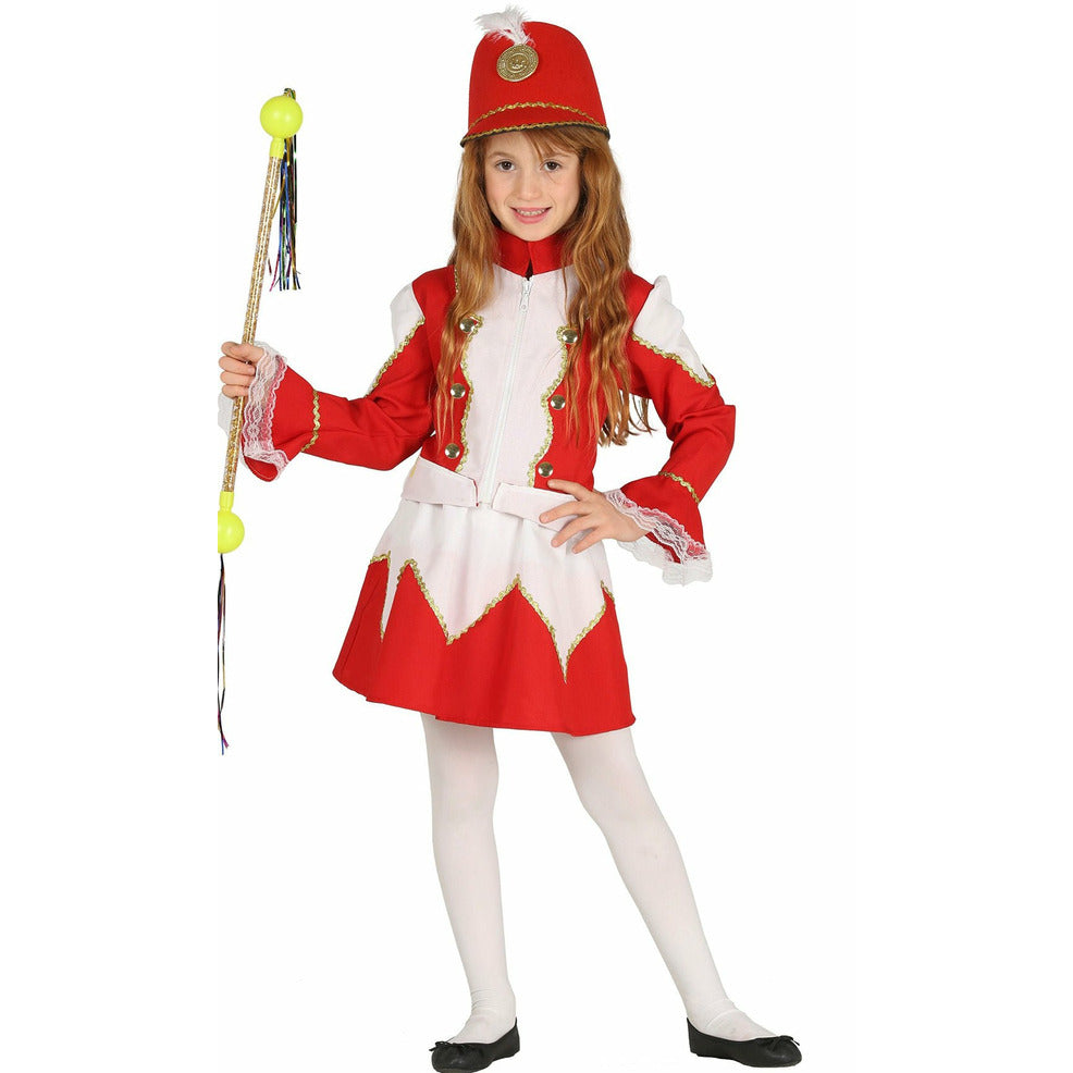 Disfraz de Majorette Bicolor para niña | Don Disfraz