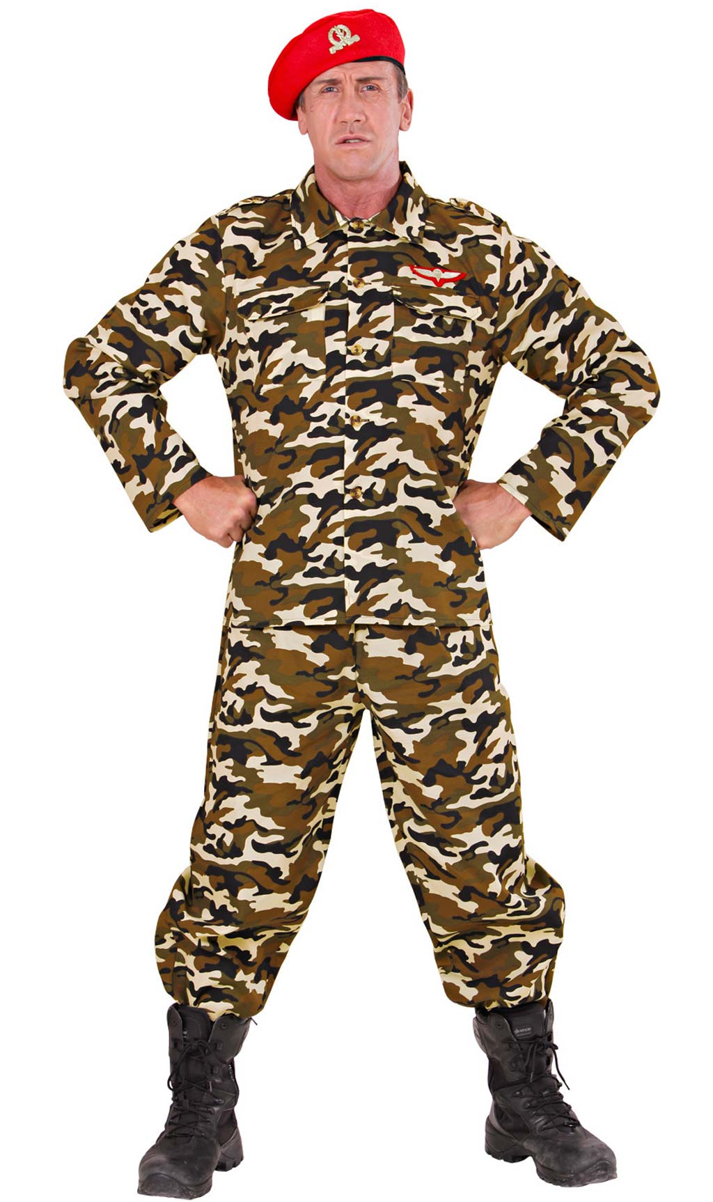 Disfraz militar adulto hombre 