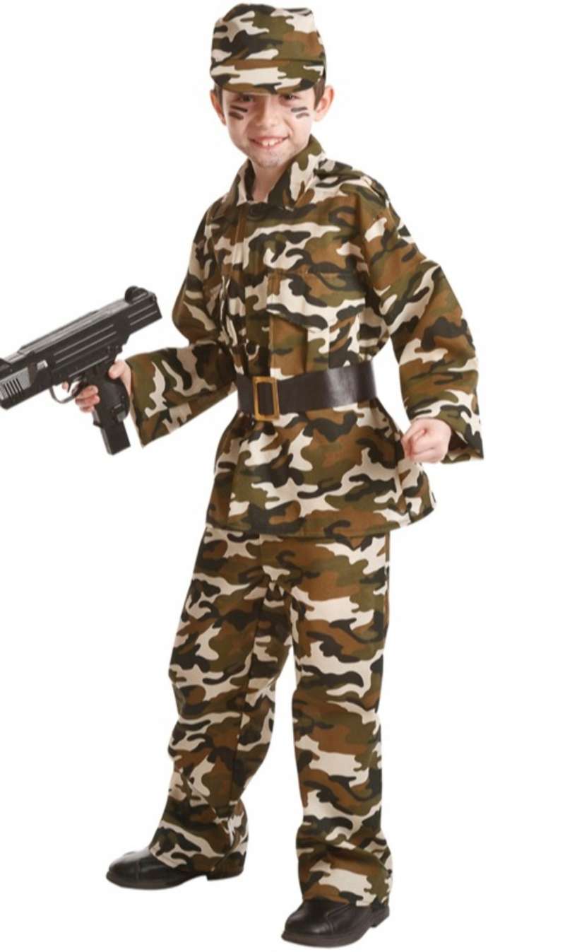 Disfraz militar infantil