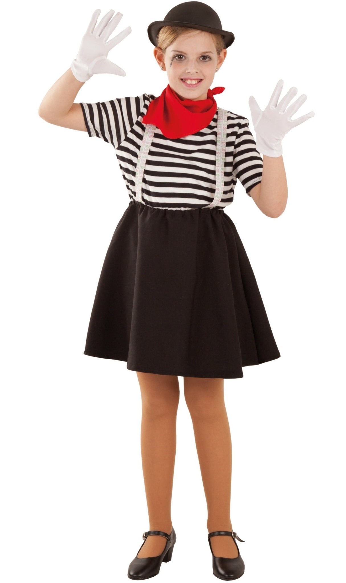 Disfraz De Vestidos De Mimo Para Niñas Disfraz De Mimo Vestido