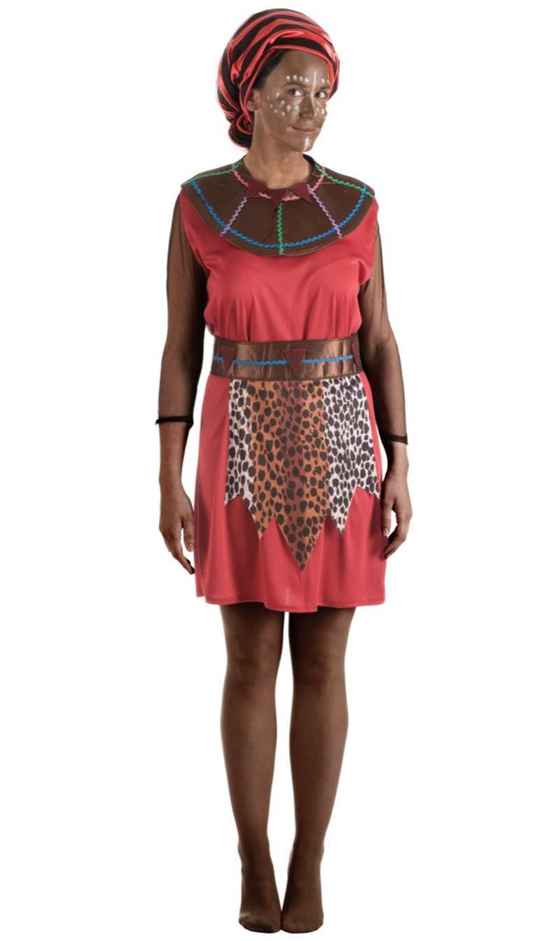 Disfraz de Tribu Africana para mujer
