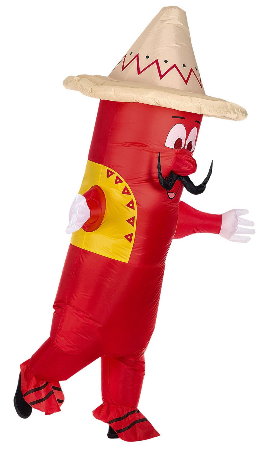 Disfraz de Pimiento Mexicano Hinchable para adulto I Don Disfraz