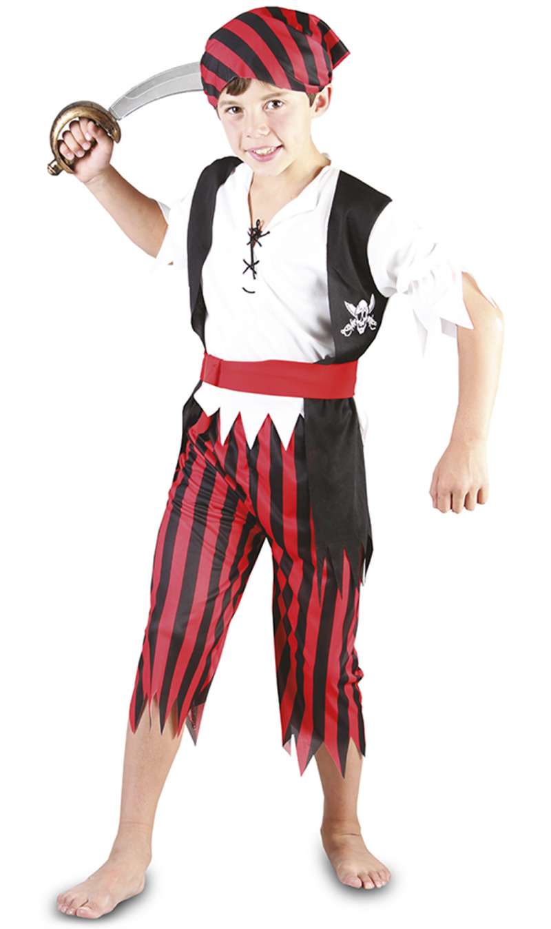 Disfraz de Pirata con Chaleco para hombre