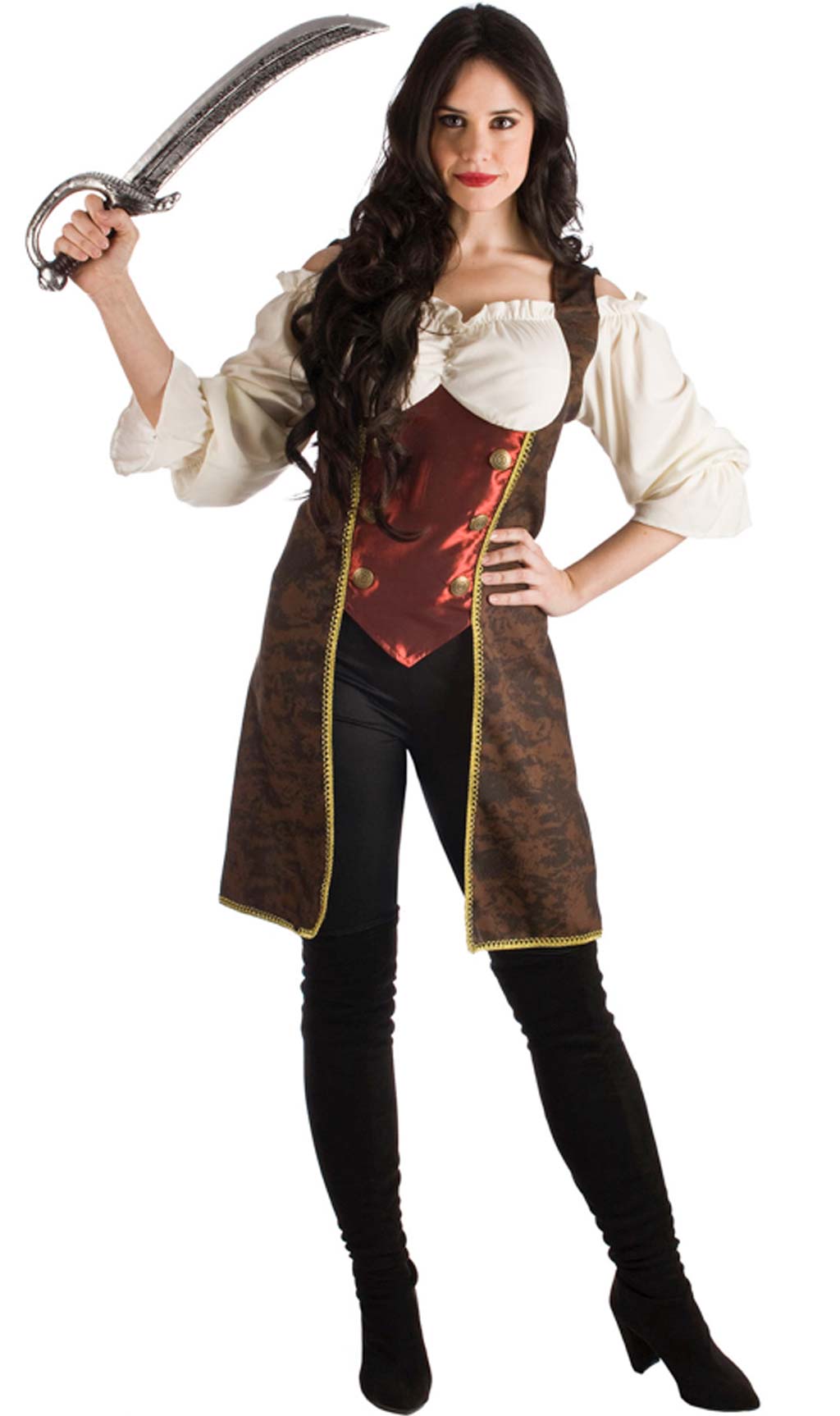 Disfraz de Pirata Lindsey para adulta