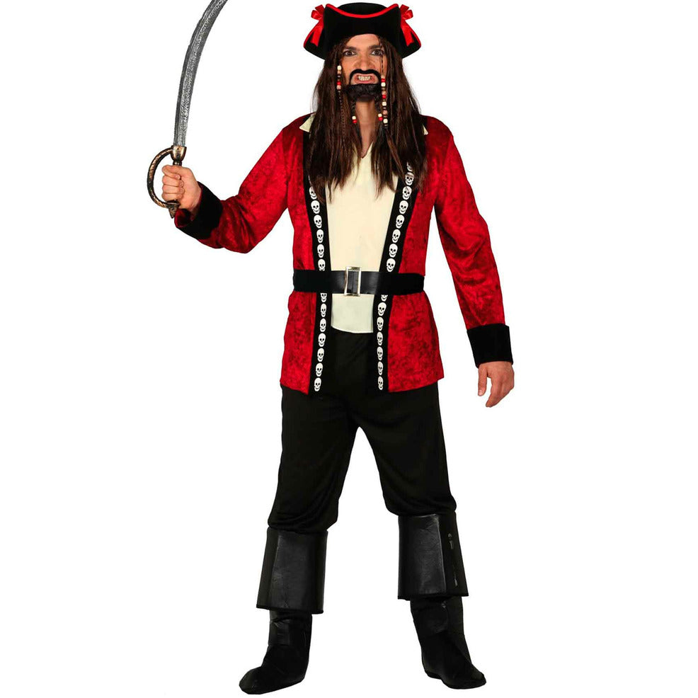 Disfraz de Pirata Valiente Calaveras para hombre | Don Disfraz