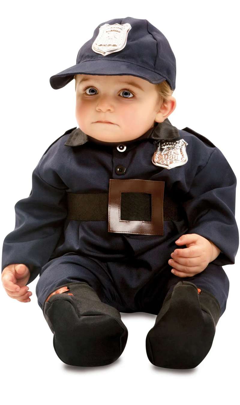 Disfraz de Policía bebé de 7 a 12 meses