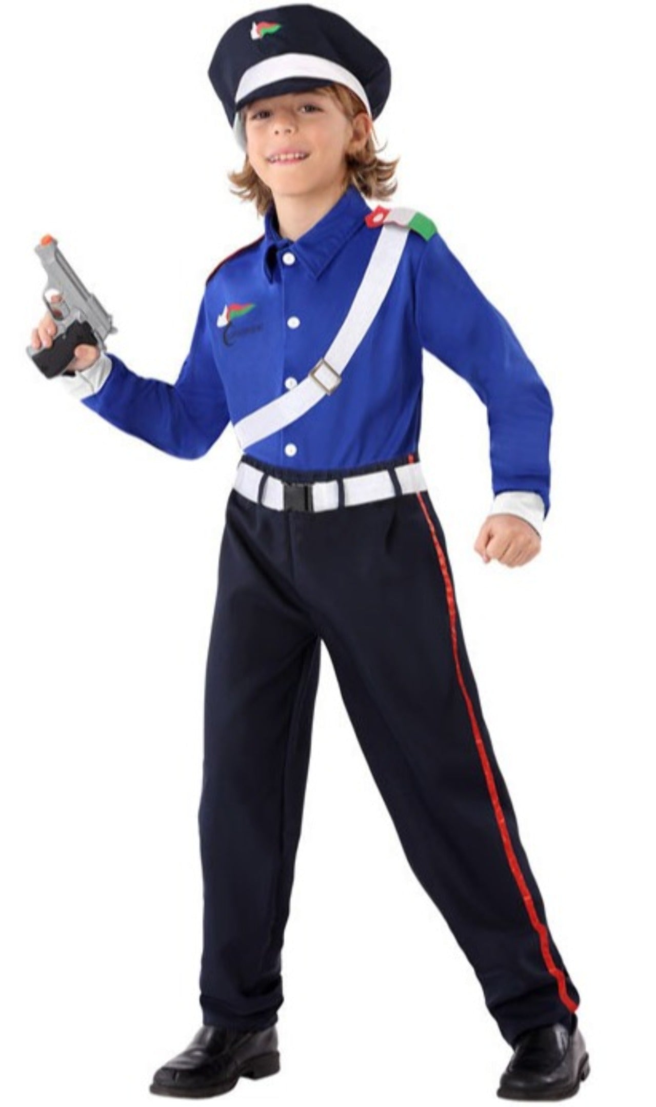 Disfraz de Policía Musculoso para infantil