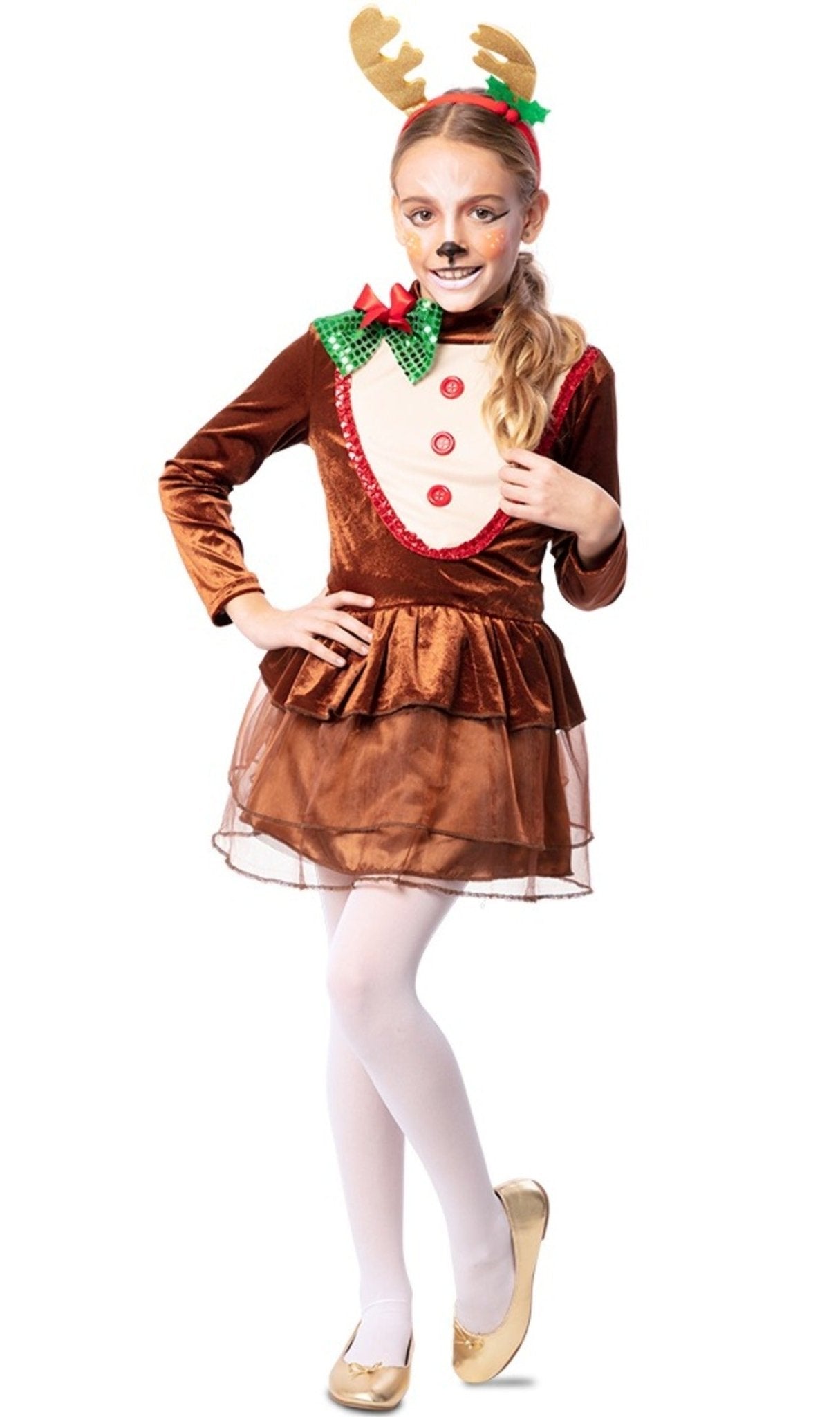 Disfraz Reno Trajes Para Niña De Navidad Compra Disfraz De Reno