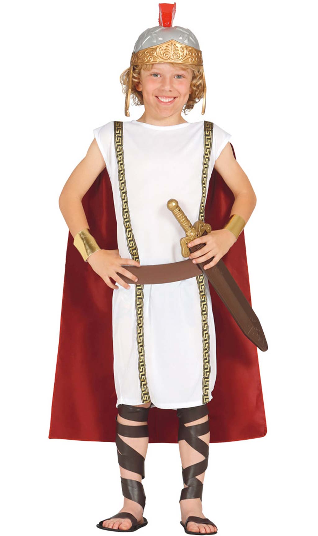 Disfraz de Romano con Casco para Niño