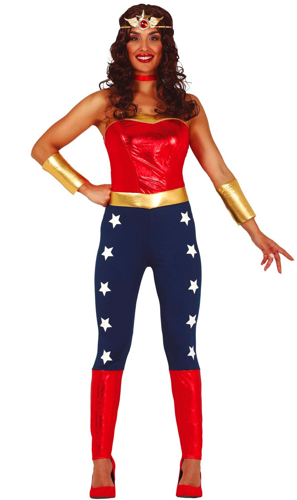 Disfraz de Superheroína Wonder para adulta