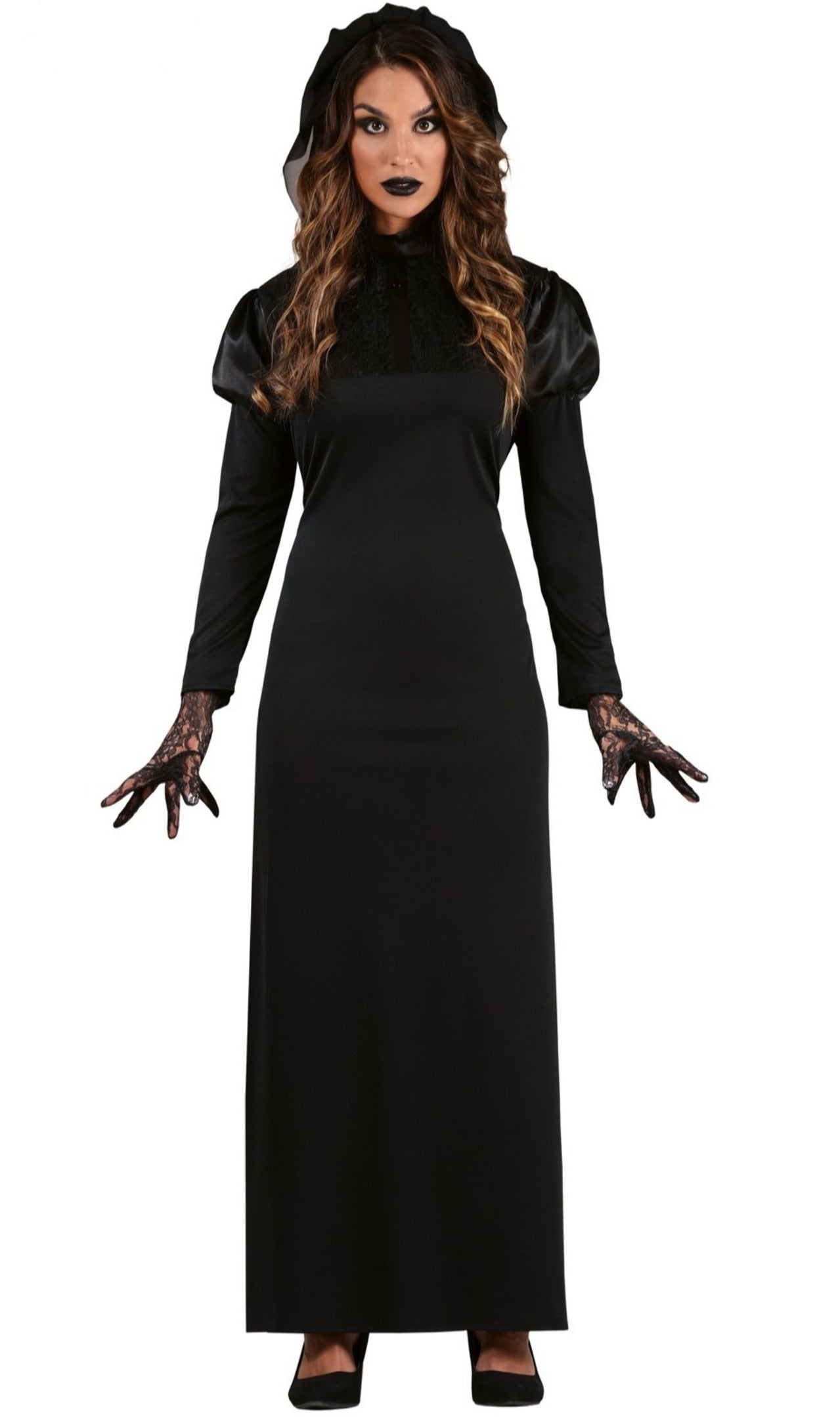 Disfraz de Viuda Gótica Dimitrescu para mujer Don Disfraz