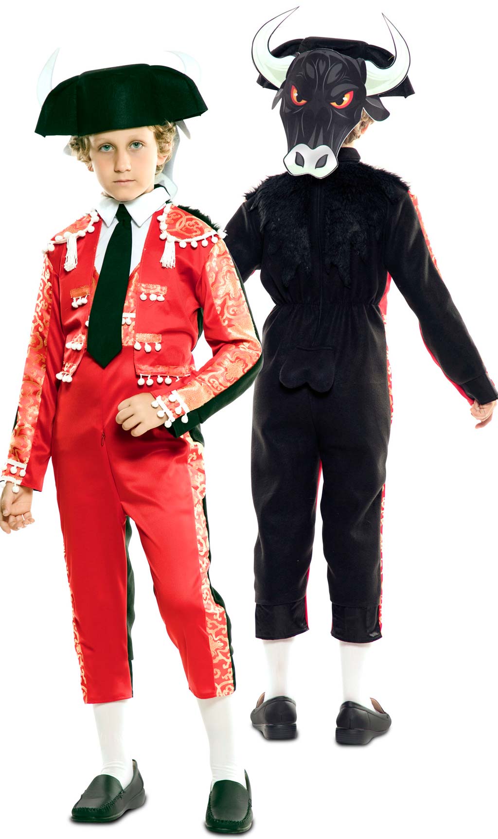 Disfraz Doble de Torero y Toro infantil I Don Disfraz