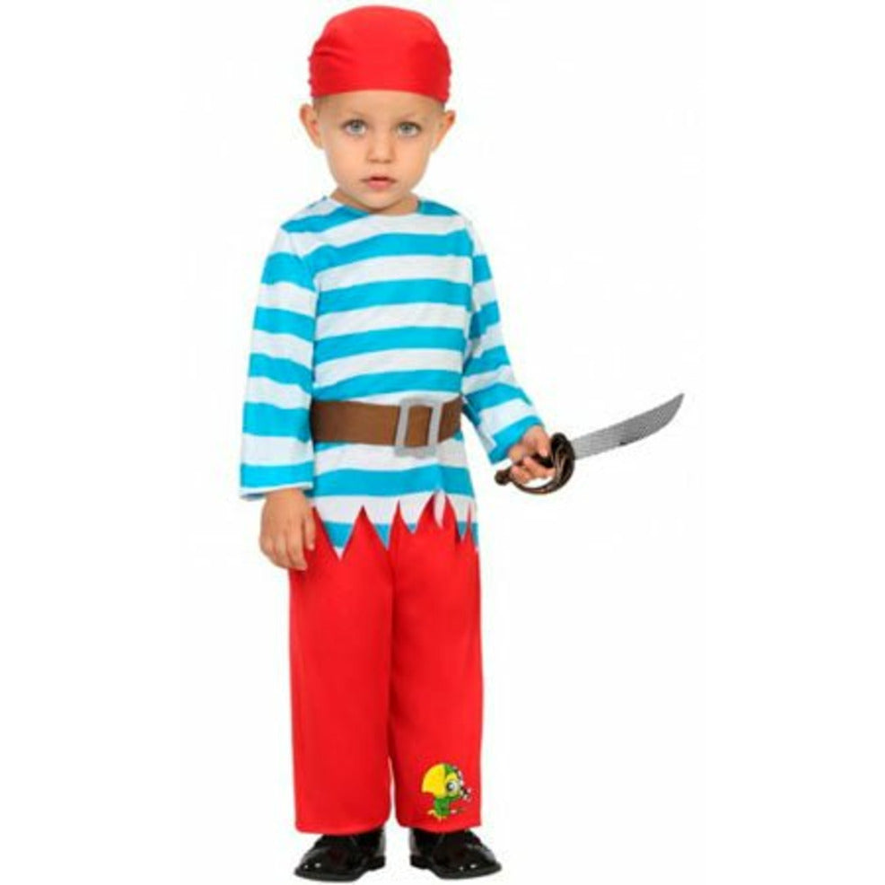 Disfraz de Pirata Azul para bebé | Don Disfraz