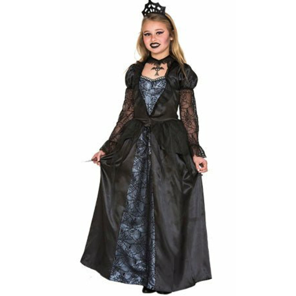 FIESTAS GUIRCA Disfraz de Reina Malvada para Niña - Incluye Corona y Vestido Largo Lila - Disfraces de Halloween para Niñas FIESTAS GUIRCA Disfraz de Reina Malvada para Niña - Incluye Corona y Vestido Largo Lila - Disfraces de Halloween para Niñas