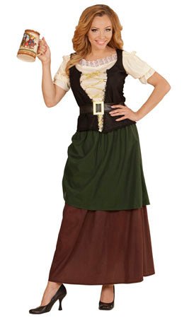 Disfraz de hortelana, Disfraz medieval para mujer. Disfraz de Mesonera