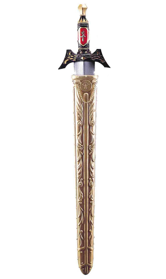 Espada Medieval Grabados con Funda