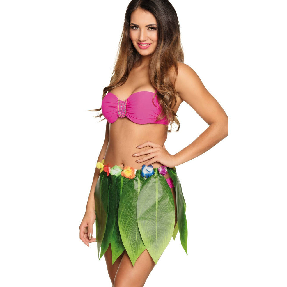 Falda Hawaiana de Hojas de Palma | Don Disfraz