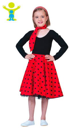 Falda Años 60 Infantil