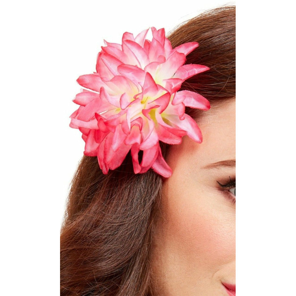 Flor Hawaiana Coral | Don Disfraz