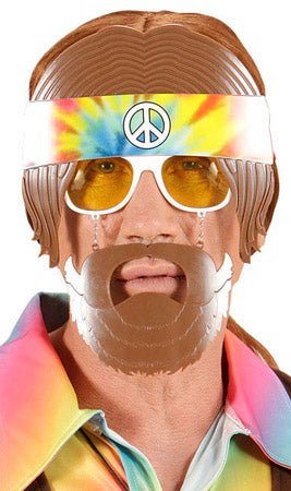 Gafas de Hippie con Barba para adulto