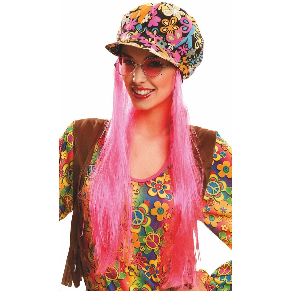 Gorra Hippie Con Pelo | Don Disfraz