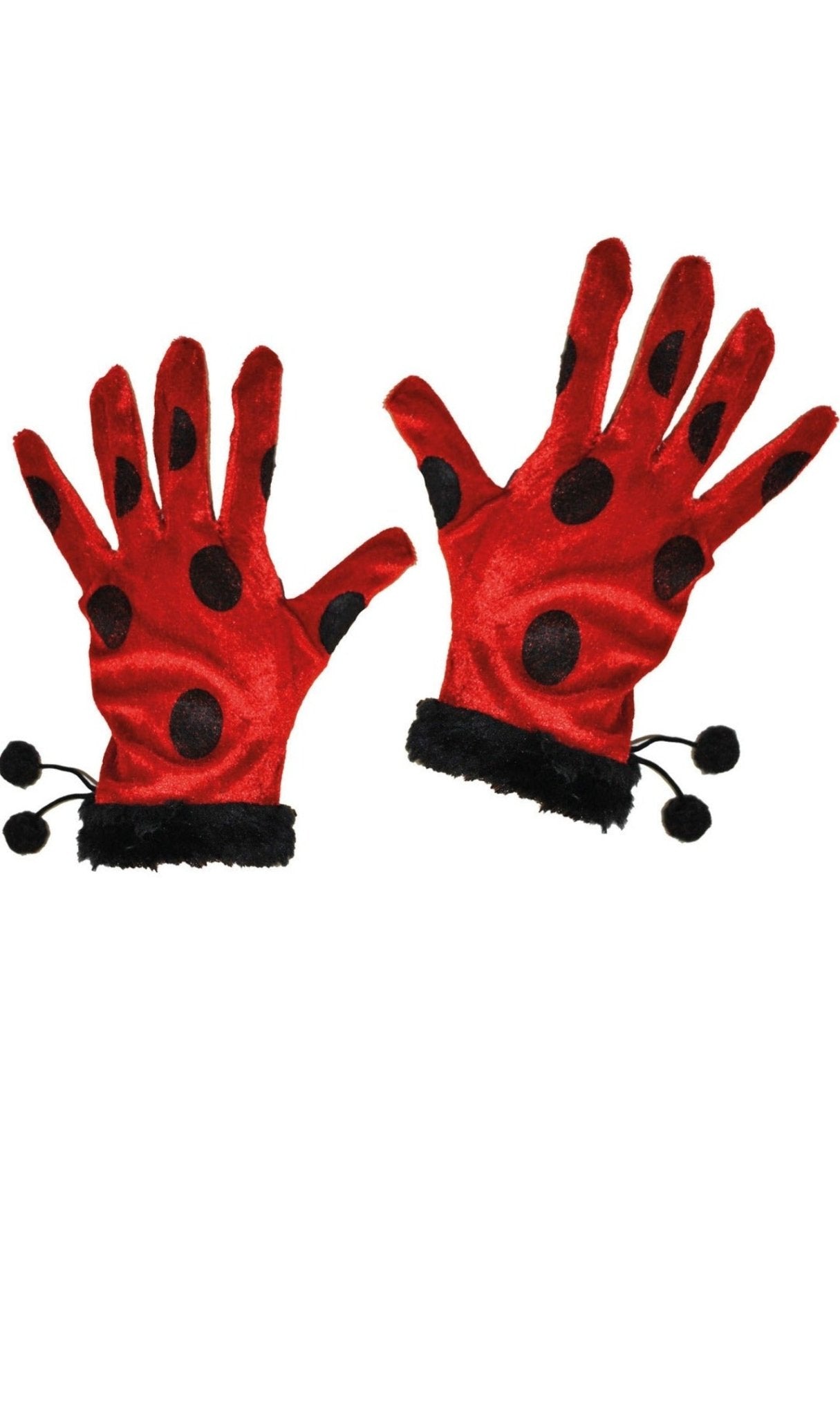 Guantes de Ladybug Pompones