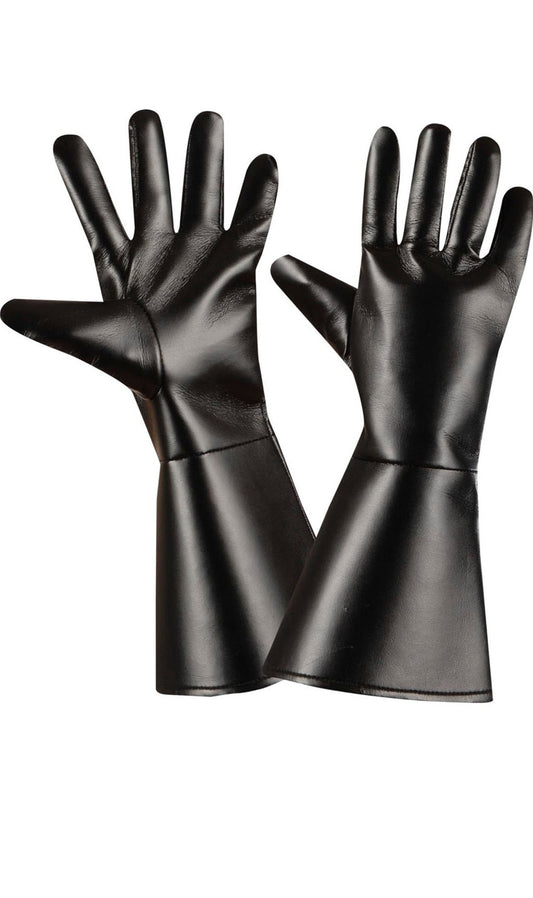 Guantes Negros Similpiel